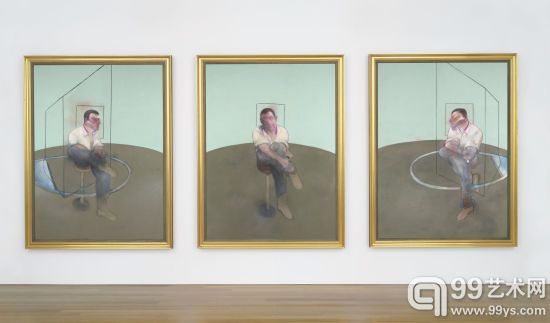 培根所作的三联画《约翰·爱德华兹肖像三习作》 8000万美元 培根所作的三联画《约翰·爱德华兹肖像三习作》 8000万美元